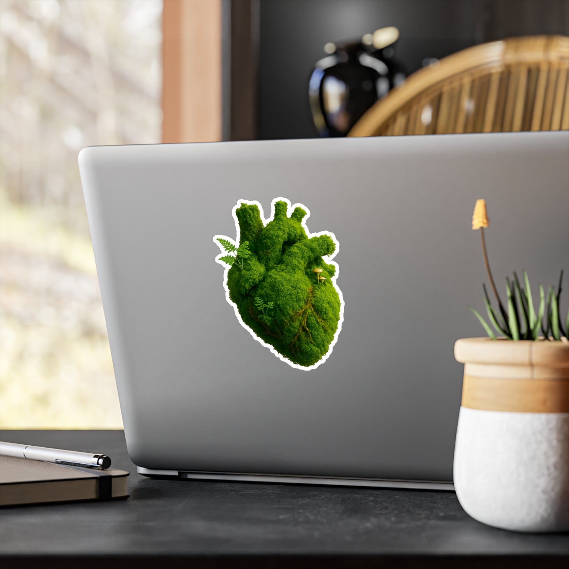 Snatched Moss Heart Sticker – Wild, grün & total vibe! 🌿💚